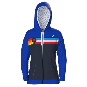 Chaqueta capucha bolsillo francés recta