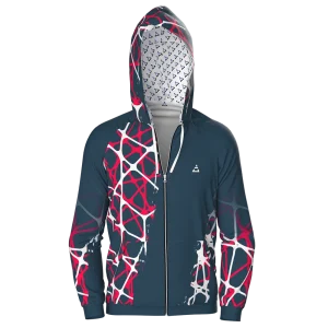 Chaqueta capucha ranglan bolsillo canguro