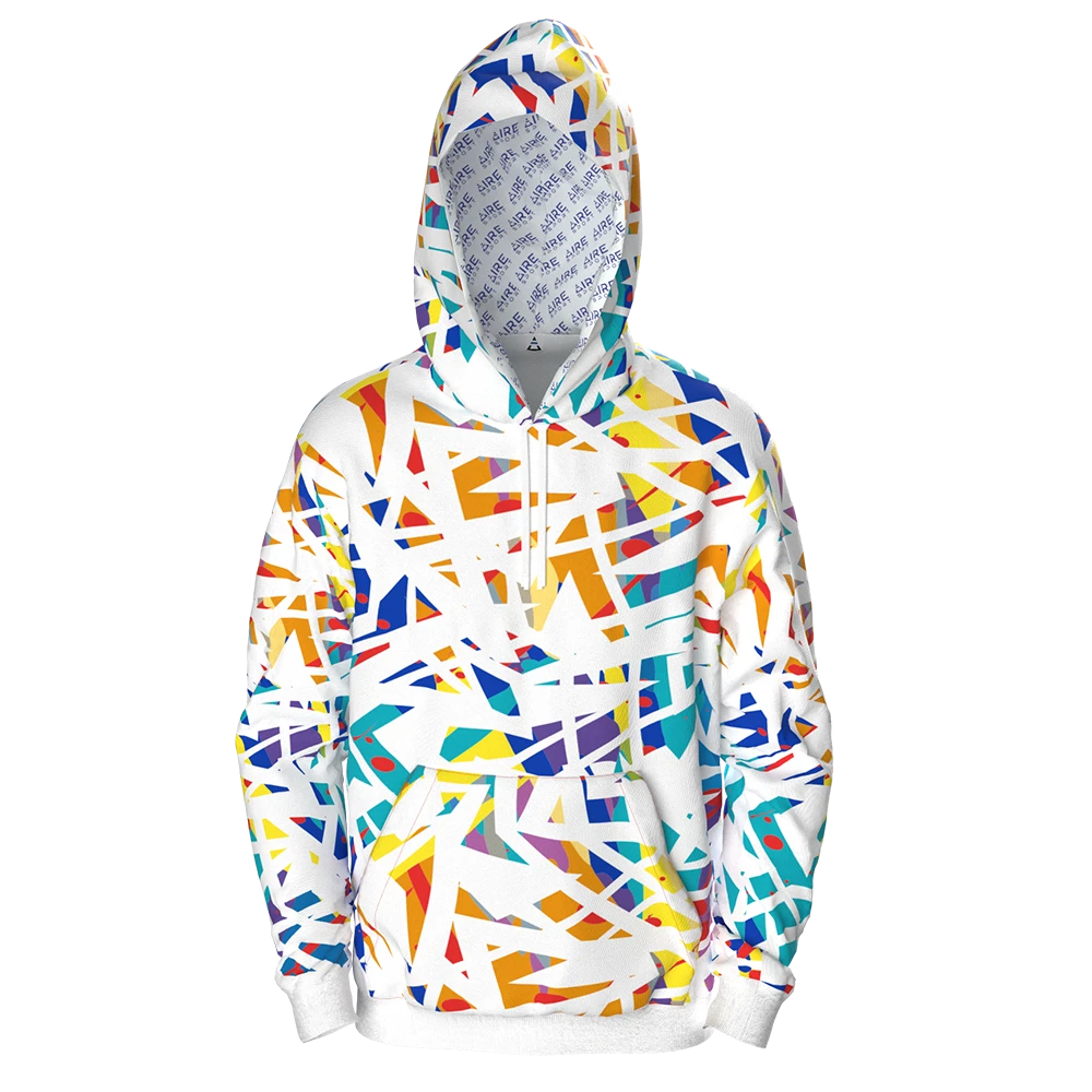 Sudadera capucha recta bolsillo canguro