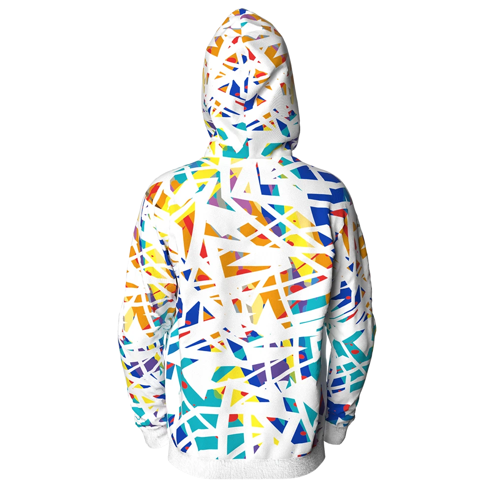 Sudadera capucha recta bolsillo canguro