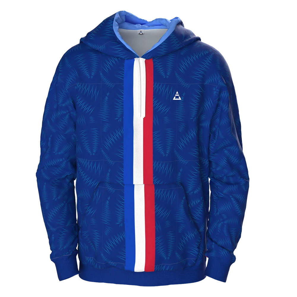 Sudadera capucha recta bolsillo canguro
