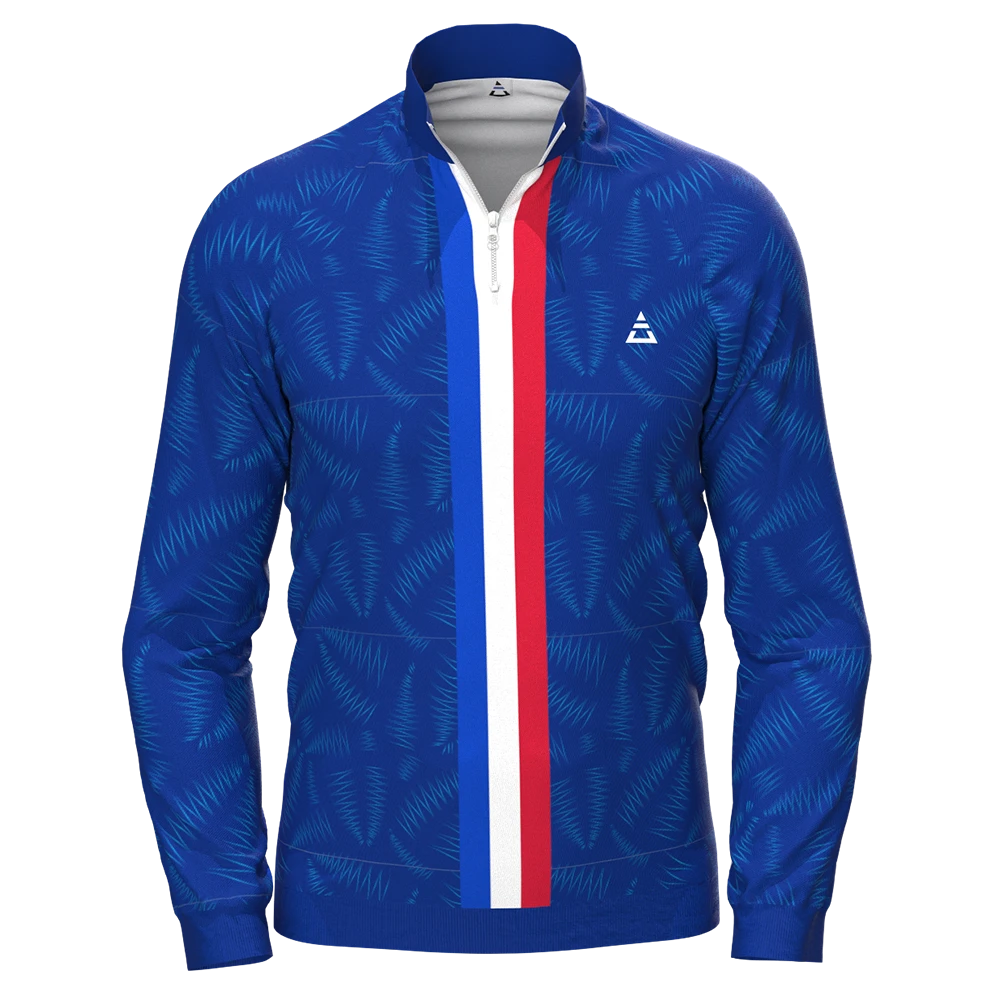 Sudadera media cremallera ranglan