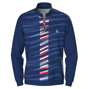 Sudadera media cremallera recta