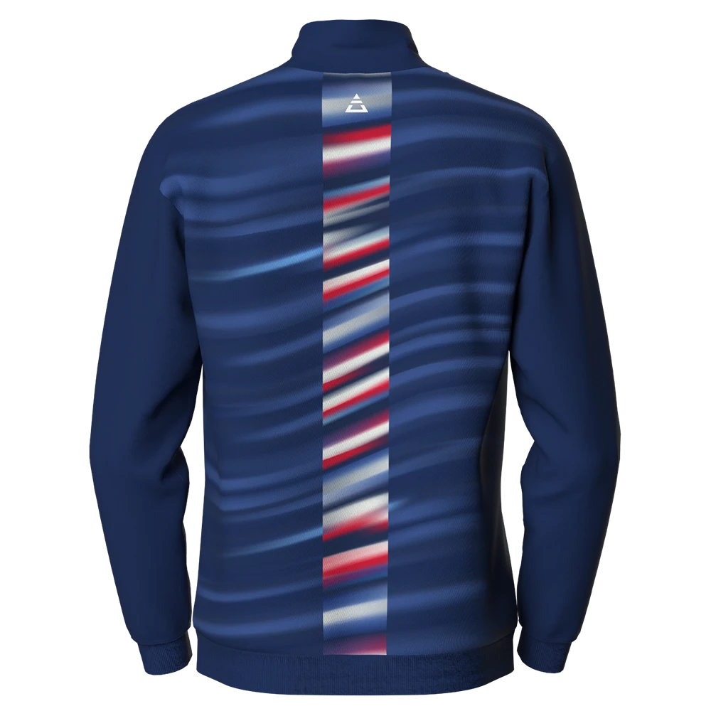 Sudadera media cremallera recta