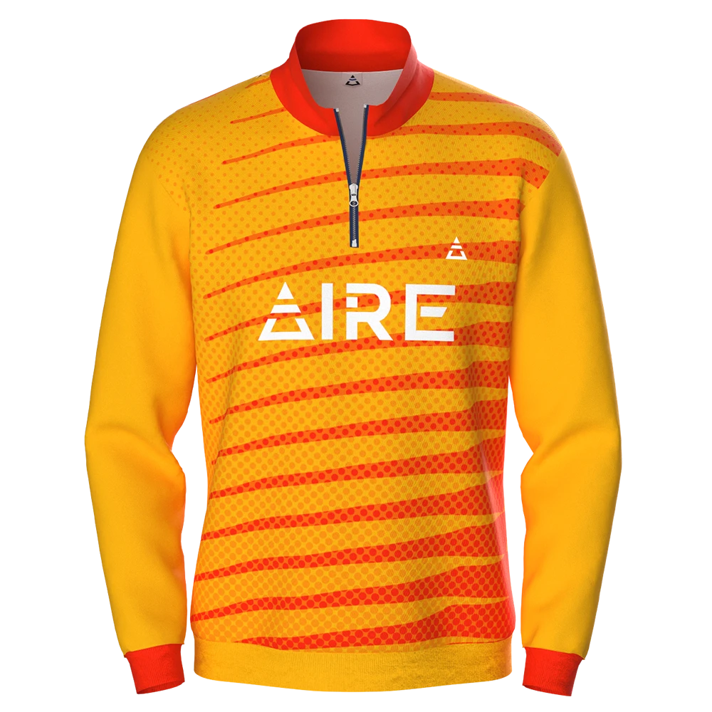 Sudadera media cremallera recta