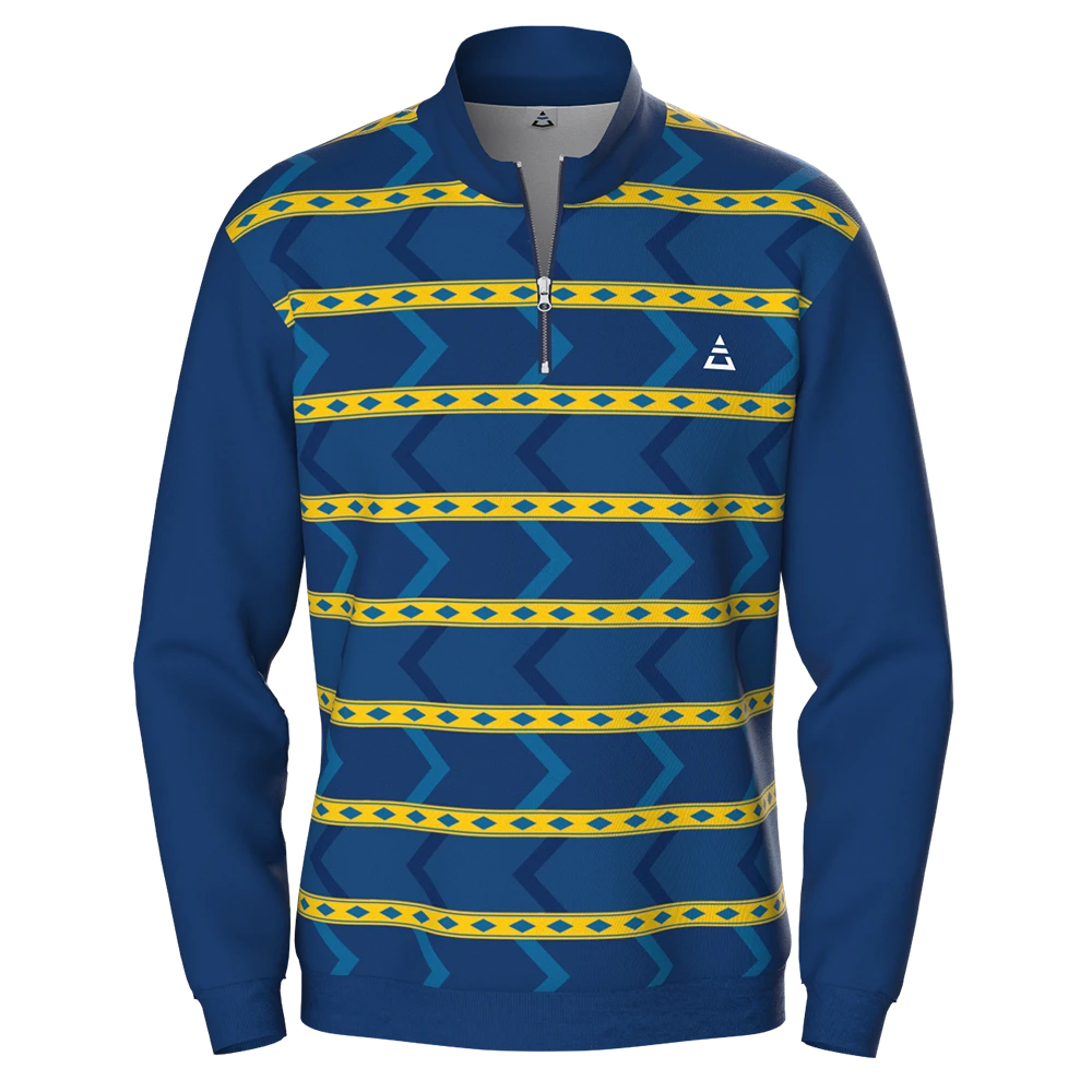 Sudadera media cremallera recta
