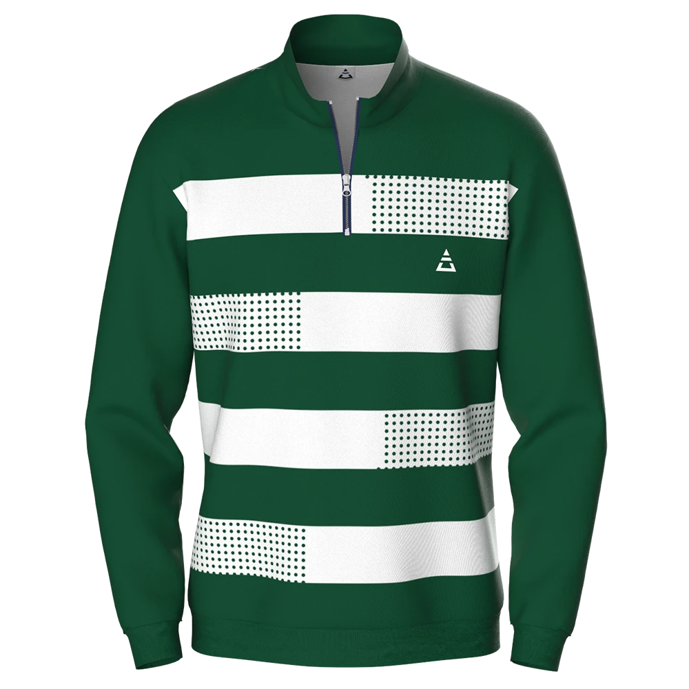 Sudadera media cremallera recta